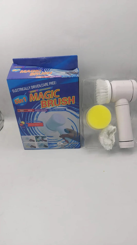 5-in-1 Electric Cleaning Brush – Cordless Household Scrubber #1001